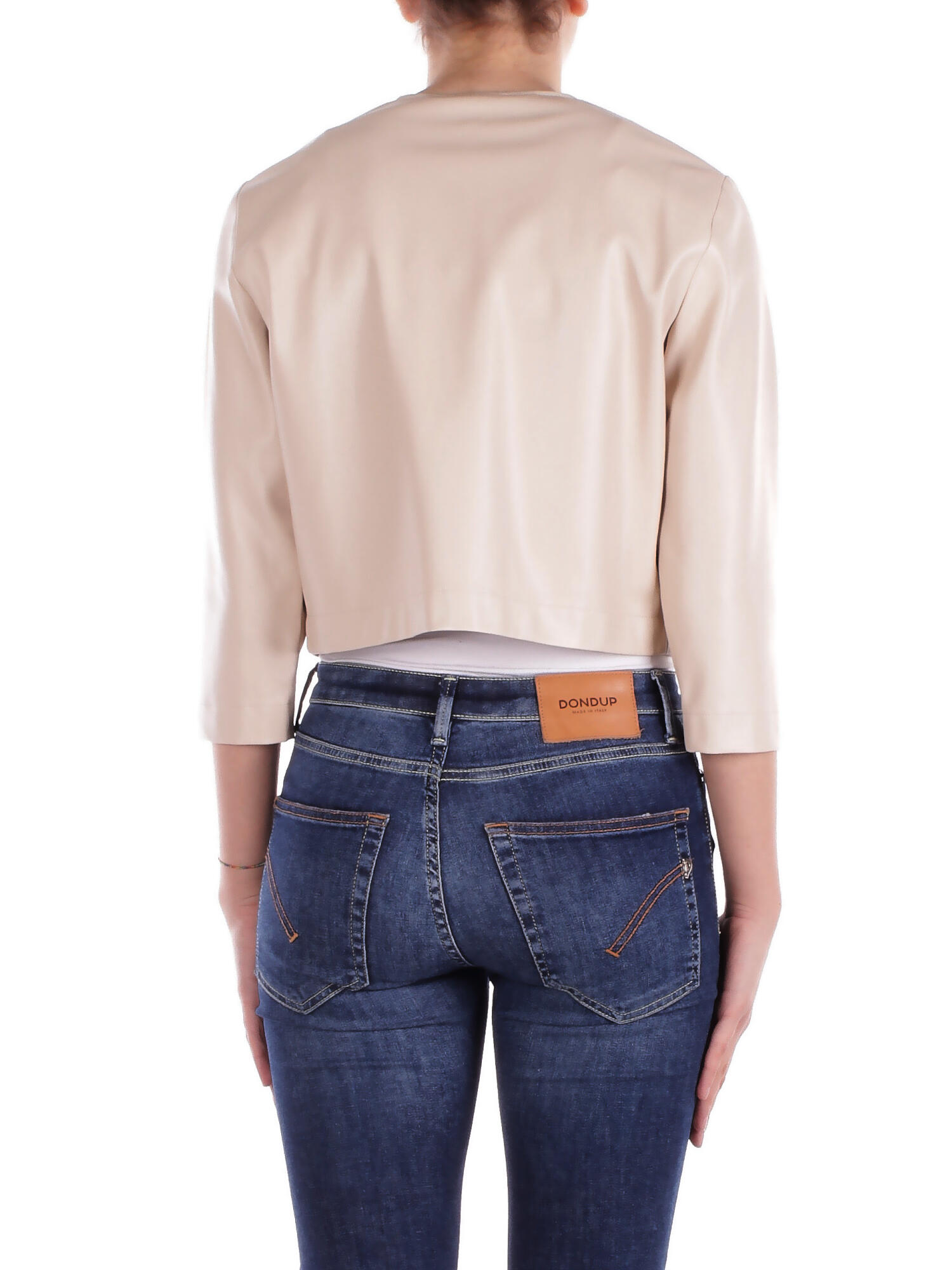 ジャケット LIU JO Woman Jacket Quartz CA5393E0624 X0681 LIU JO: women's jacket - Beige | Liu Jo jacket CA5393E0624